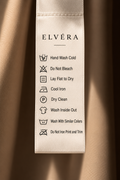 The Weekday Belted Shirt Dress – Navy – size chart – ELVÉRA women's office wear Malaysia
