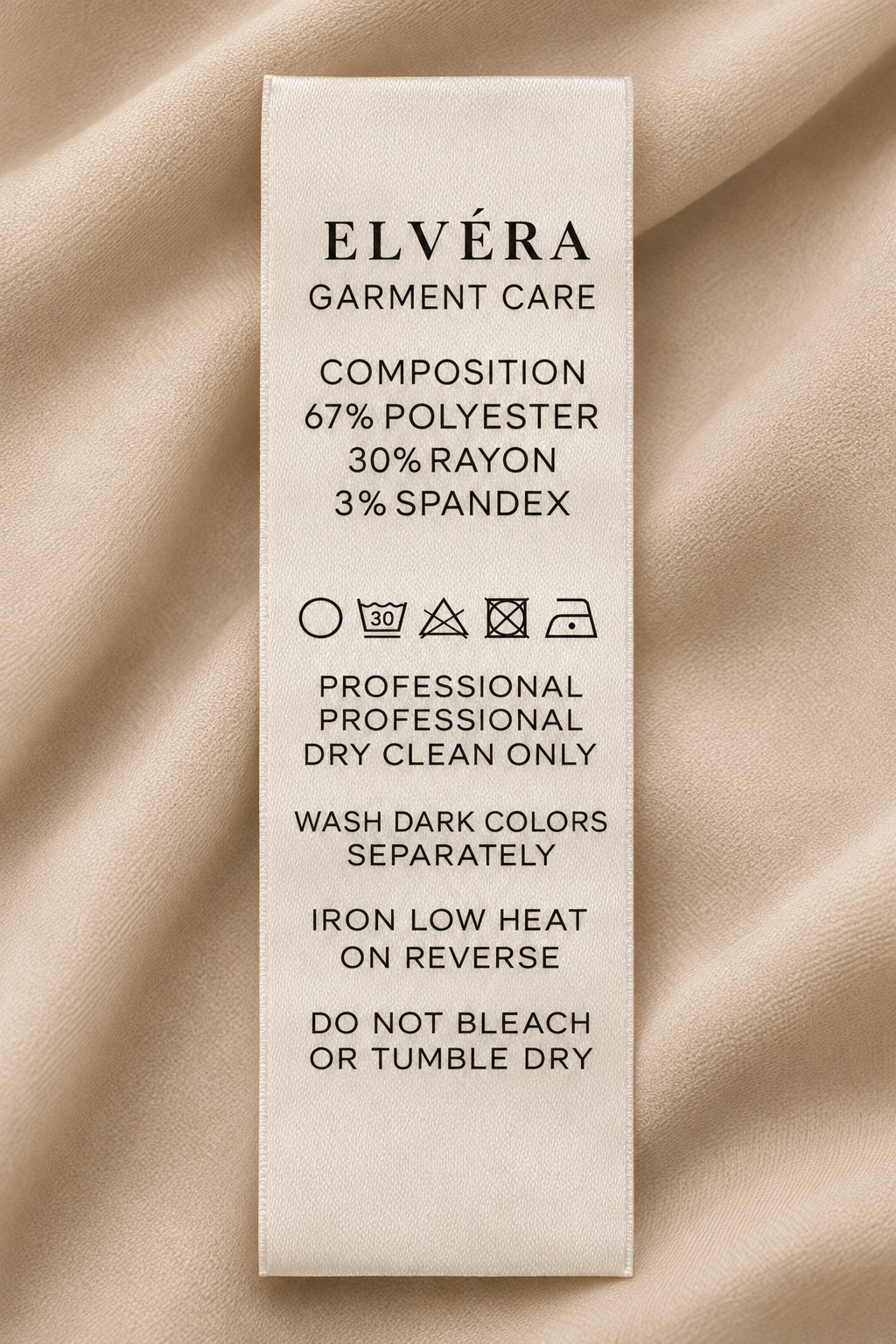 Side-Belted Wide-Leg Trousers – size chart – ELVÉRA women's office wear Malaysia