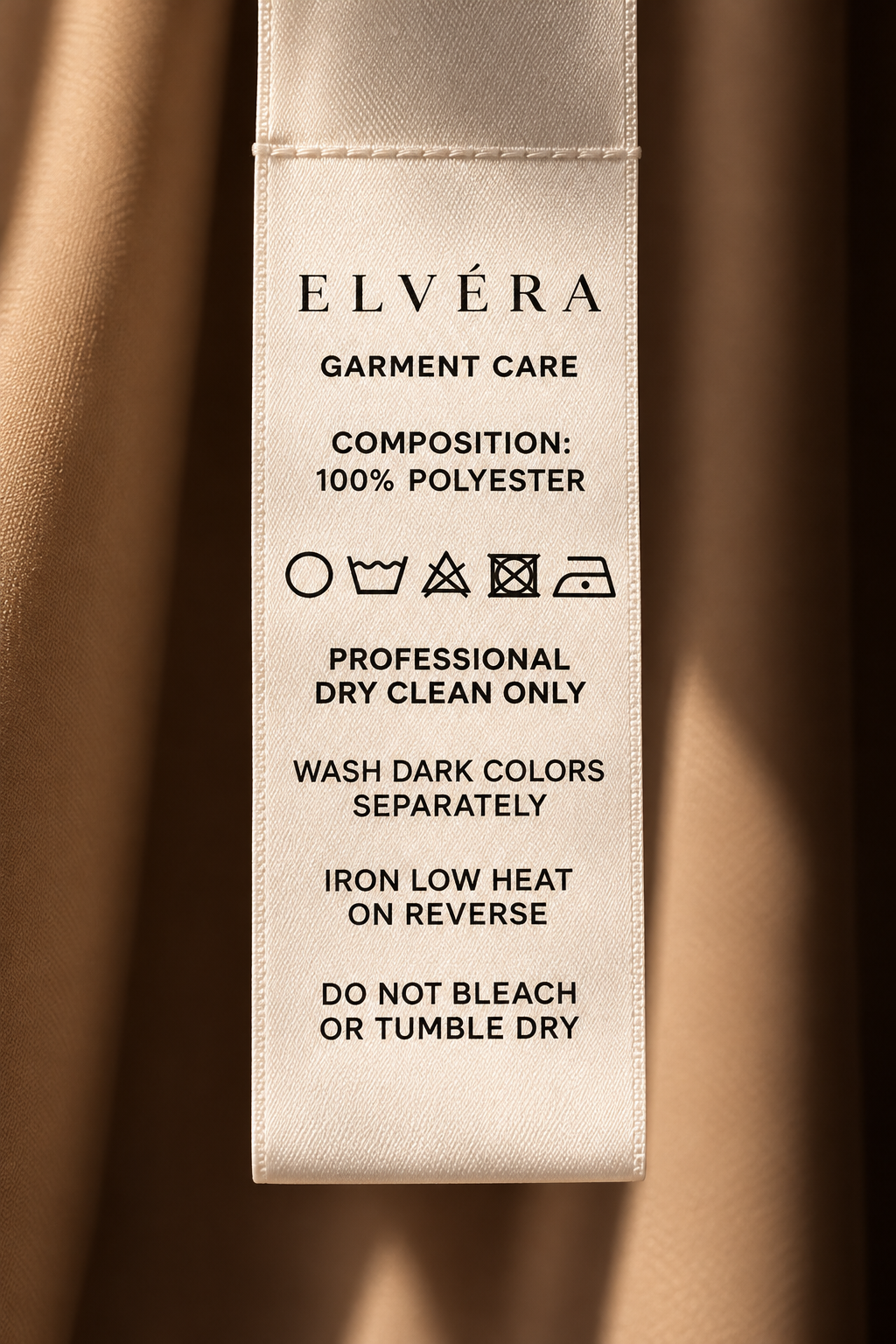 Silk-Touch Satin Camisole – size chart – ELVÉRA women's office wear Malaysia