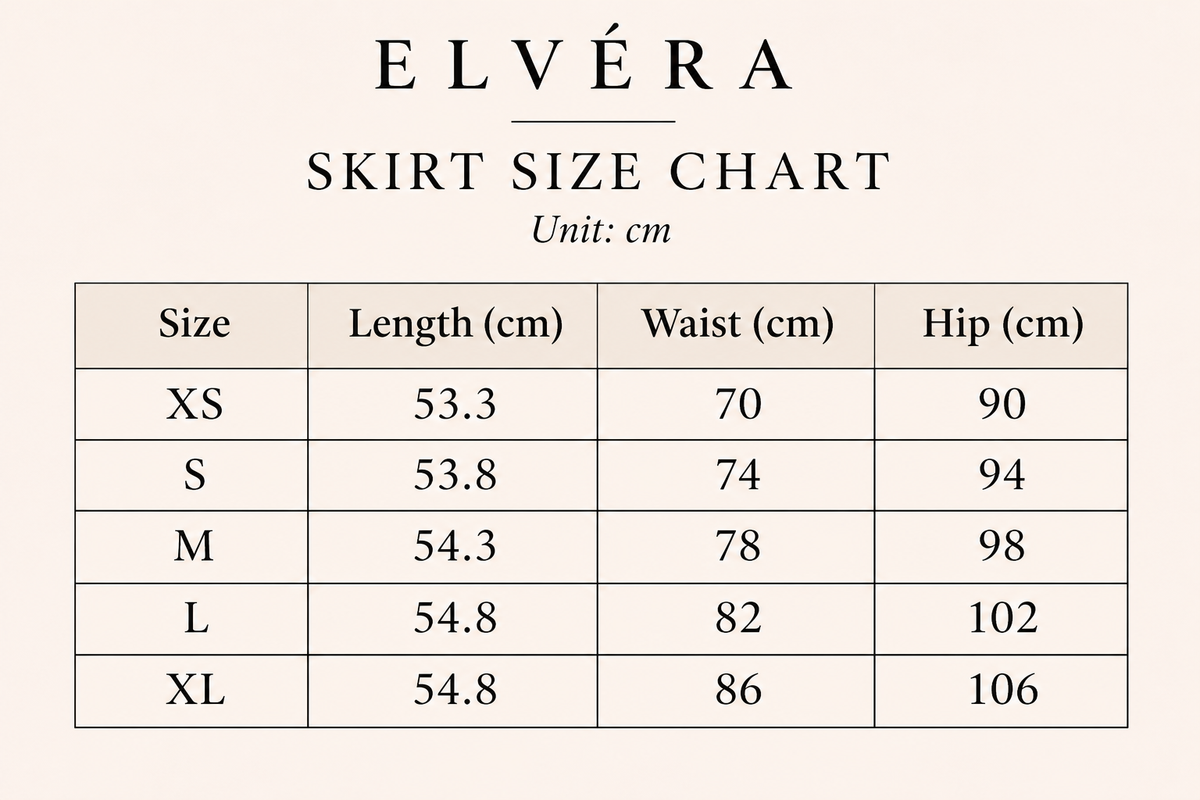 Soft Pleated Skirt – care label – ELVÉRA women's office wear Malaysia
