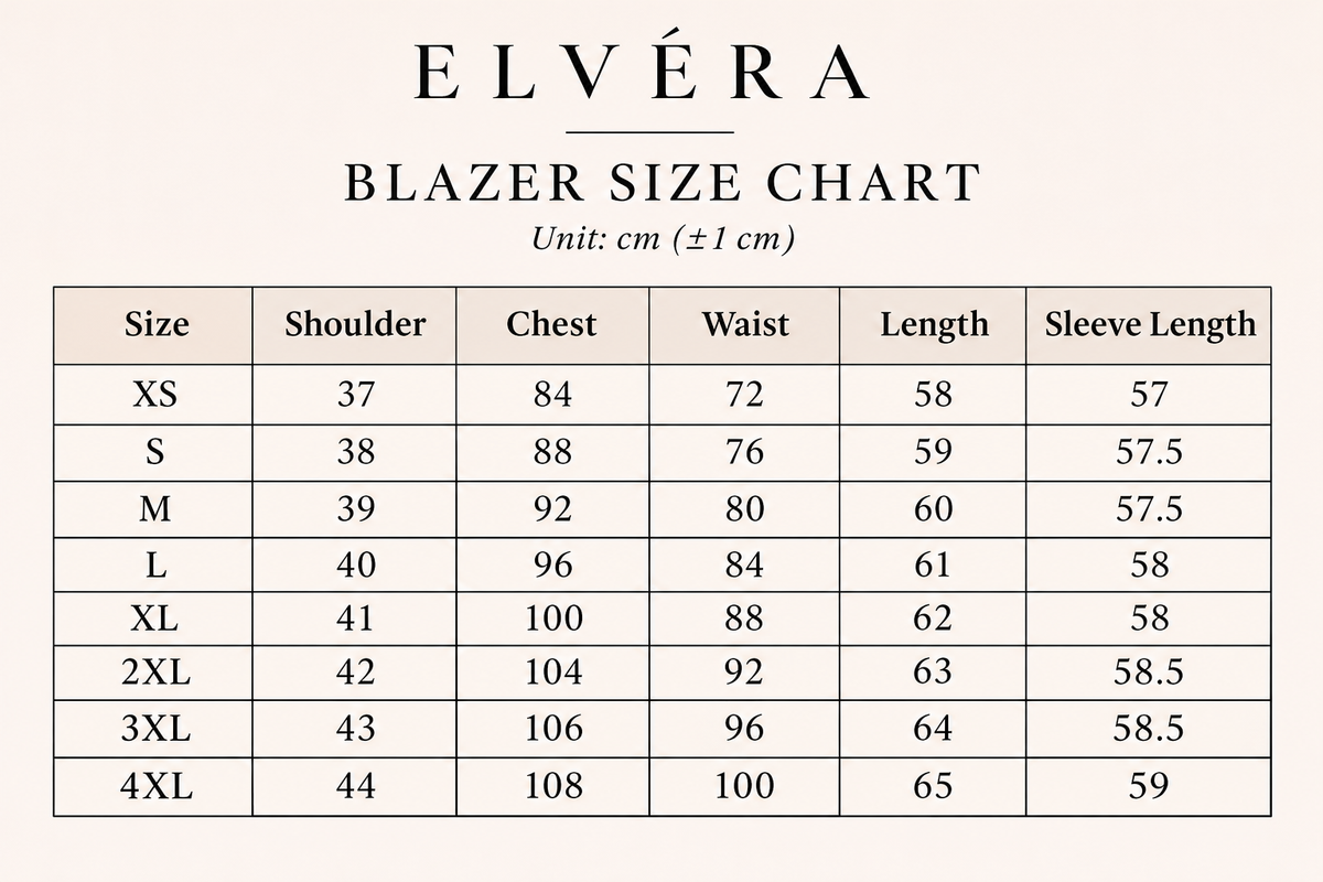 Lightweight Tailored Blazer – care label – ELVÉRA women's office wear Malaysia