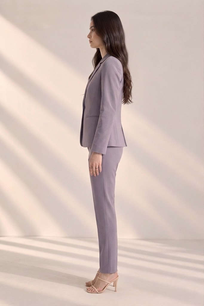 Tailored Suit Trousers – side – ELVÉRA women's office wear Malaysia
